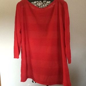 St. John’s Bay top with 3/4 sleeves Size XL